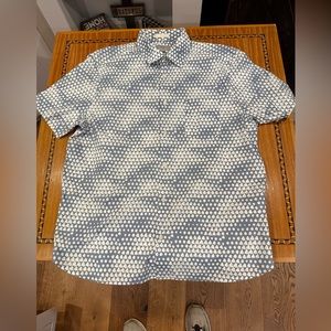 Ted baker men’s short sleeve button up new with tag